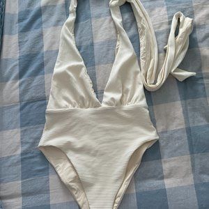 L*Space Allegra One Piece Swimsuit Cream